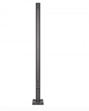 10 Foot Steel 3 Inch Round Light Pole
